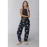 COLOURFUL REBEL Julia Acid Wash Star Momfit Pants | Grey