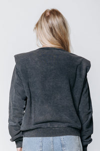 COLOURFUL REBEL La Bohème Sweat Top | Grey