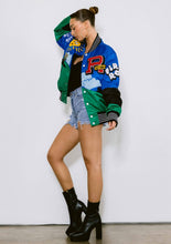 VIBRANT M.i.U Unisex Varsity Jacket (ROYAL)