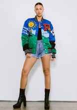 VIBRANT M.i.U Unisex Varsity Jacket (ROYAL)