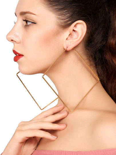 Geometric Hoop Earrings