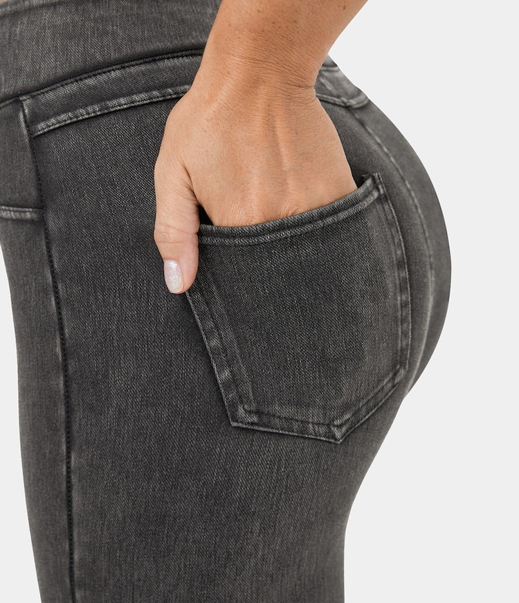 Women's High Waisted Back Side Pocket Yoga Leggings - Halara