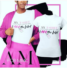 AM 1971 TEE COLLECTION "I AM THE LABEL BECAUSE MY LIFESTYLIST SAID SO"