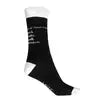 LATC FLAT SOCK - Fluent Italian (BLACK & WHITE)