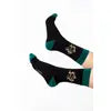 LATC FLAT SOCK - Eden Snake (BLACK & EMERALD)