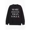 LATC PRESLIE CREWNECK - More Issues than Vogue (Black)