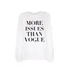 LATC PRESLIE CREWNECK - More Issues than Vogue (White)