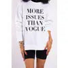 LATC PRESLIE CREWNECK - More Issues than Vogue (White)