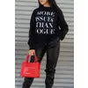 LATC PRESLIE CREWNECK - More Issues than Vogue (Black)