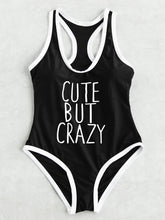 Cute But Crazy Racer Back Swimsuit