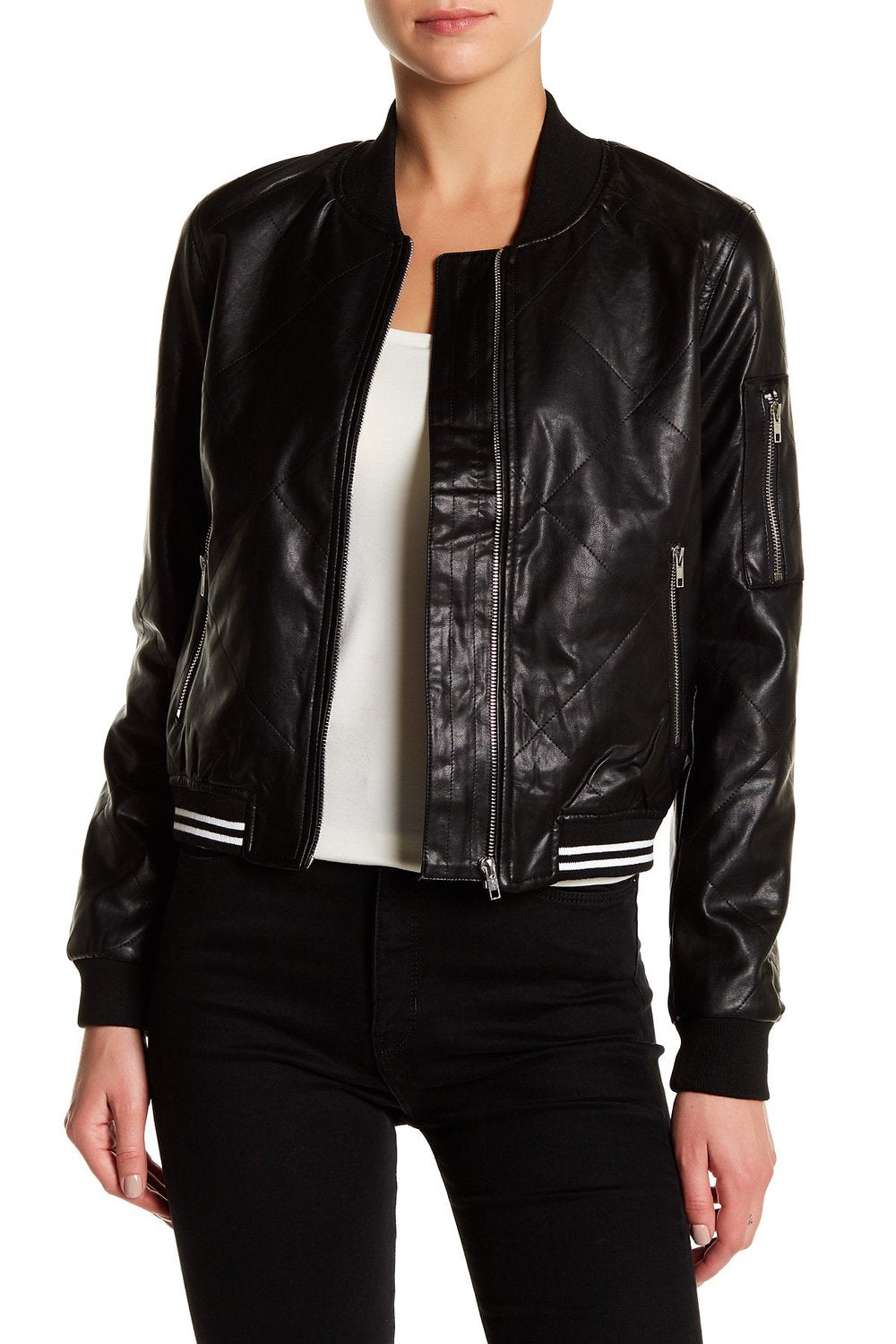 ark & co. Black Bomber Jacket