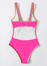 Letter Graphic One Piece Swimsuit