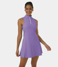 HALARA EVERYDAY Cloudful™ AIR HALF ZIP 2-PIECE SET GOLF DRESS-STAY READY (SUNLIT ALLIUM)