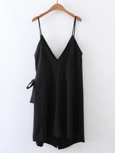 Double V Neck Ring Detail Cami Dress